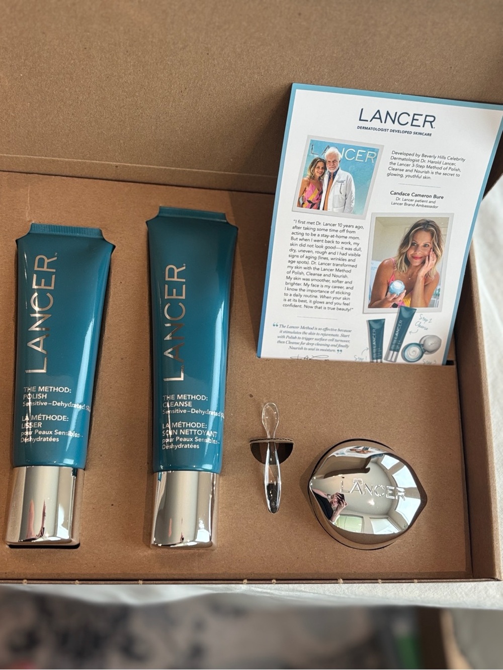 Lancer The Method Sensitive Dehydrated 3 Piece Skincare Set New